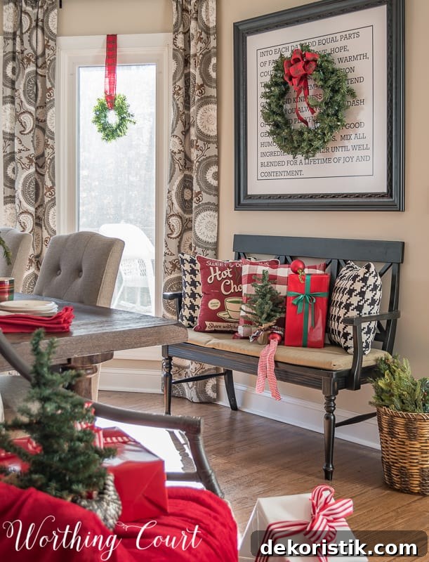 Celebrating A Nostalgic Christmas In My Breakfast Room