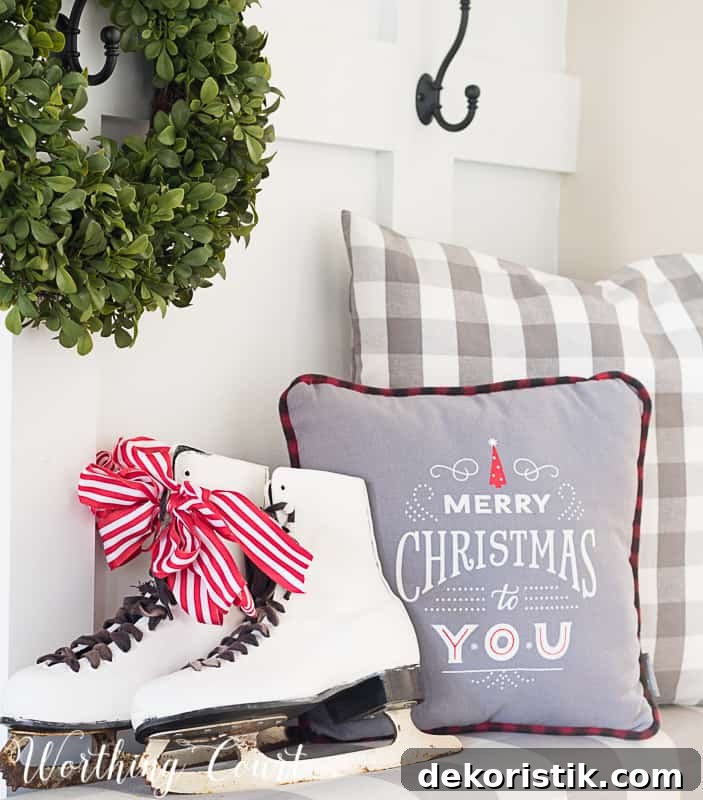 Christmas vignette #christmasdecor