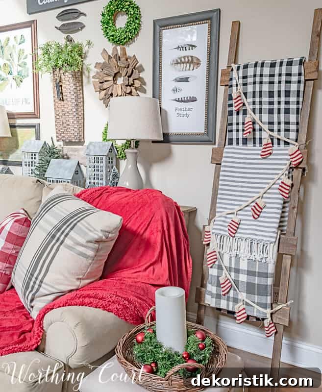 Take A Tour Of My Cozy And Festive Christmas Family Room #christmasdecor