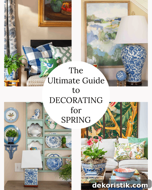 Spring Home Decor Ideas to Refresh Your Space 14 Pinterest graphic for home decorating ideas for spring