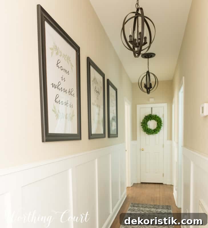 Narrow Hallway Decor Ideas to Maximize Space 4 hallway with board and batten wall