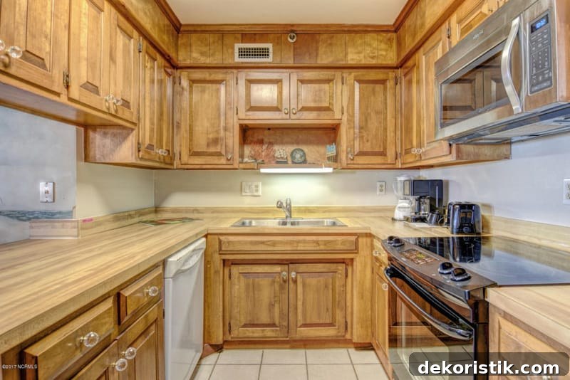 Small galley kitchen before a budget makeover