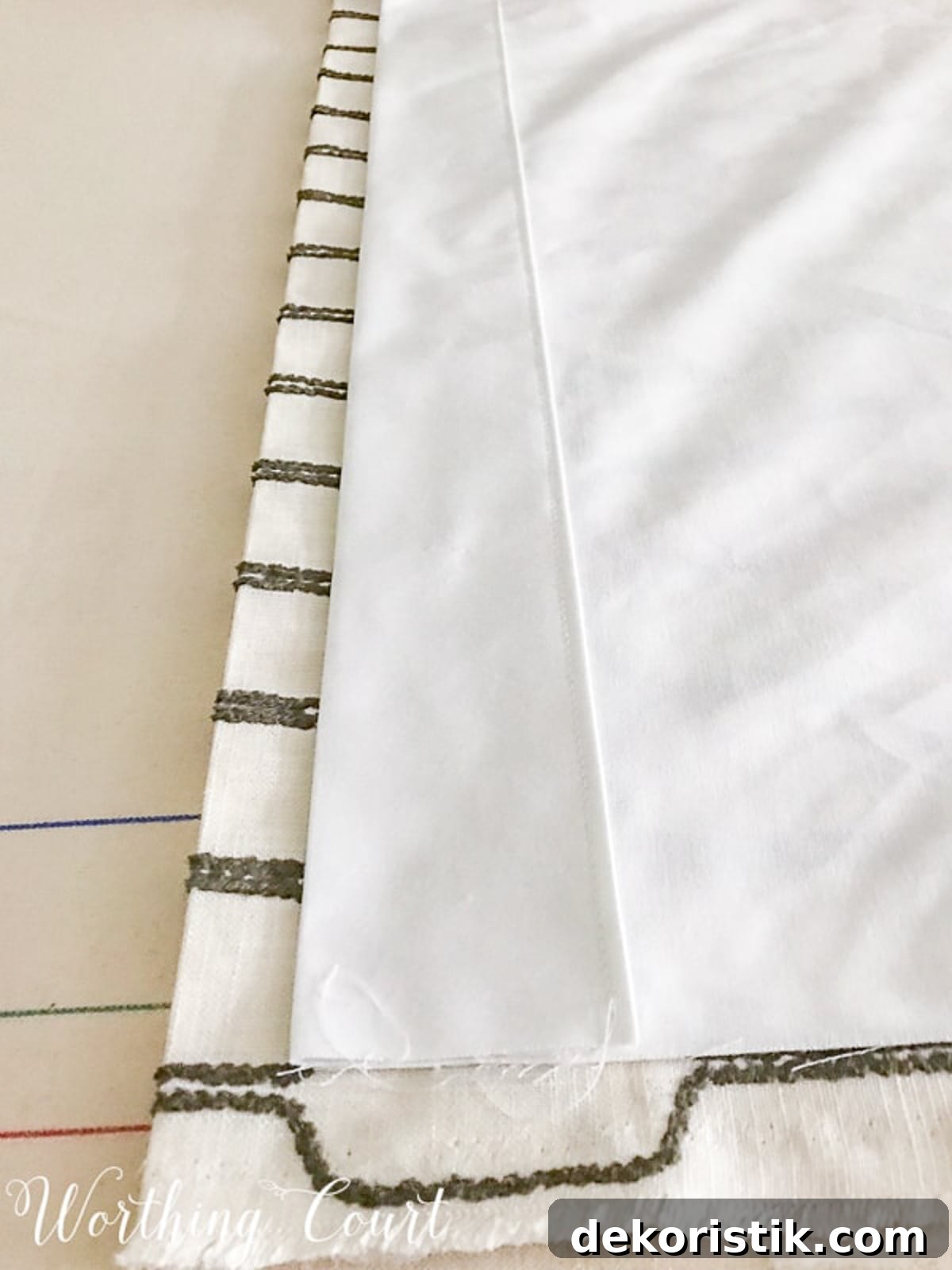 DIY Lined Curtain Panels: Step-by-Step Sewing Guide 15 image from tutorial about how to make lined curtains