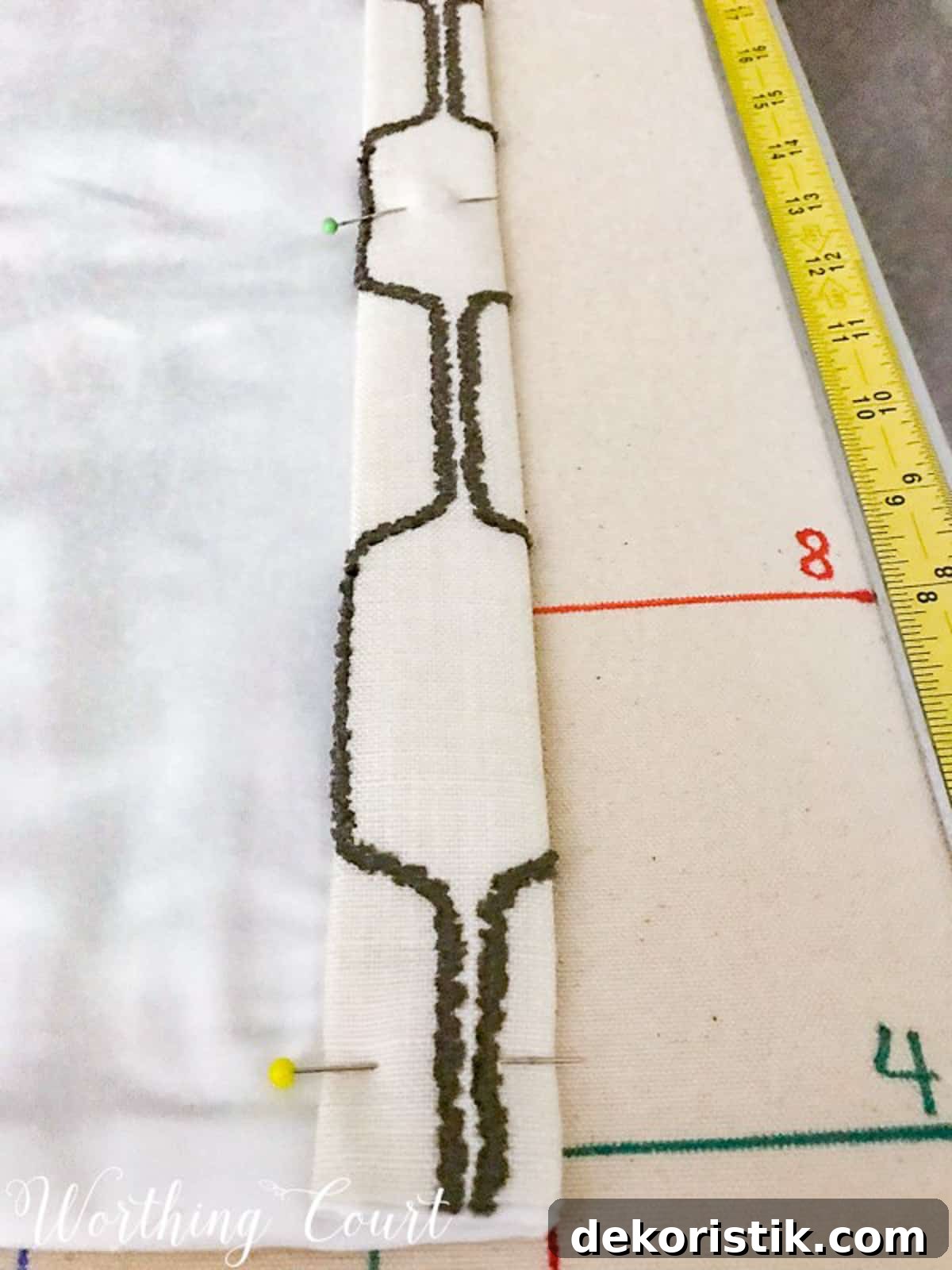 DIY Lined Curtain Panels: Step-by-Step Sewing Guide 23 in process image of making lined curtains