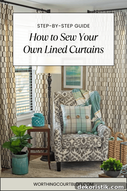 DIY Lined Curtain Panels: Step-by-Step Sewing Guide 27 Want beautiful DIY curtains that look high-end? This easy tutorial shows you exactly how to make lined drapes from start to finish—even if you're new to sewing. Get custom-looking window treatments on a budget!
