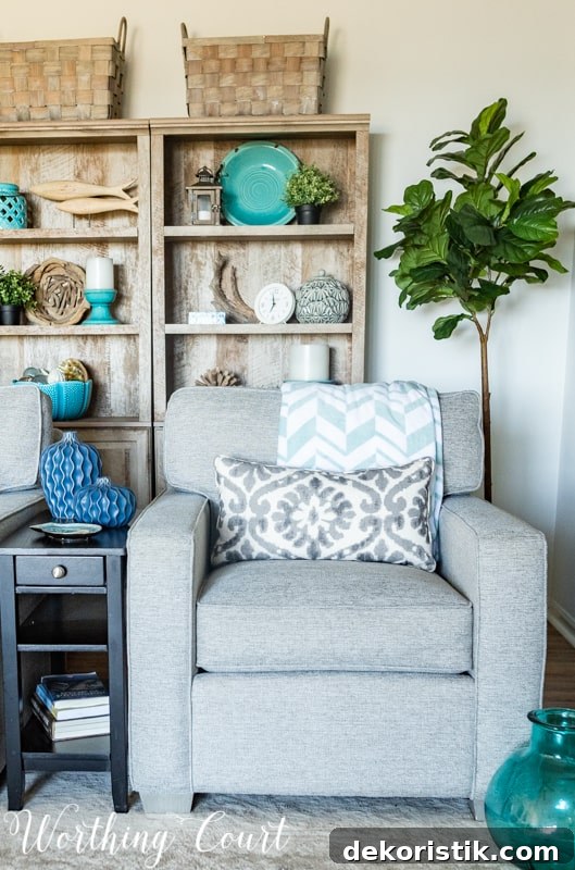 Faux fiddle leaf fig tree in living room corner