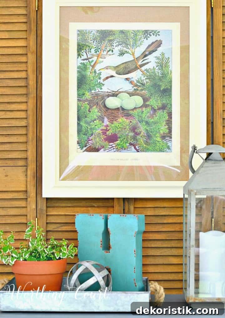 How to waterproof outdoor artwork #waterproof #weatherproof #outdoors #porchideas 