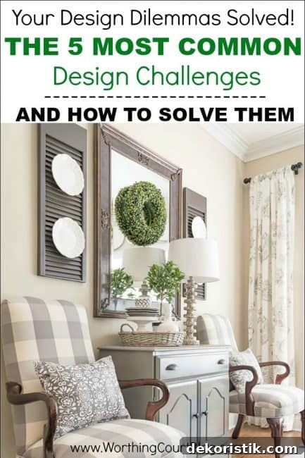 Tips for how how to decorate and solve the 5 most common design challenges