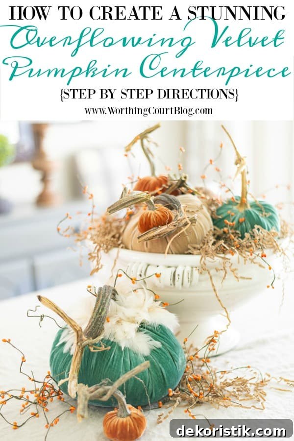 The overflowing fall centerpiece graphic.