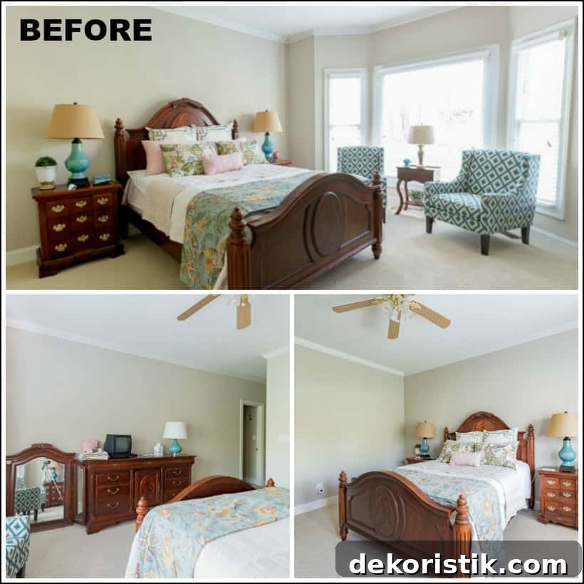 bedroom before makeover