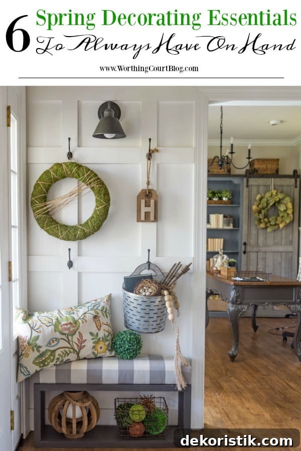 6 Spring Home Decor Items to Refresh Your Space 18 6 spring decorating essentials poster.