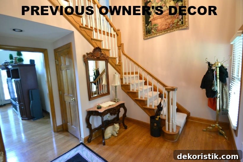 foyer before remodel