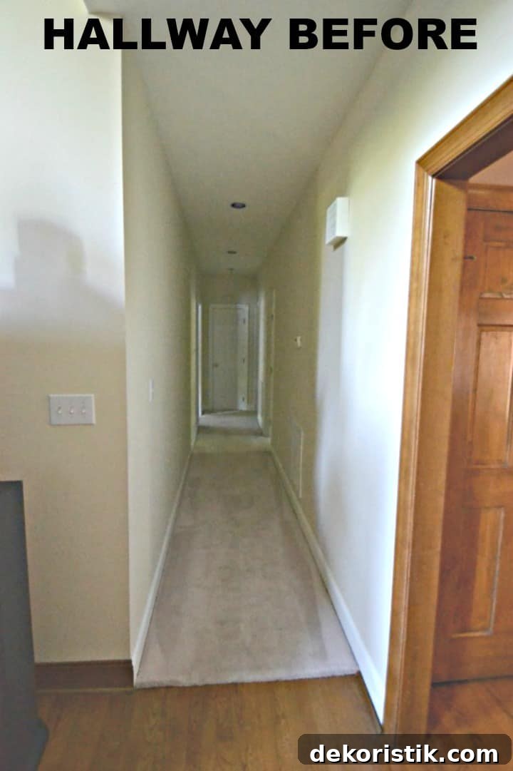 hallway before