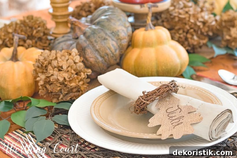 5 Tabletop Accessories to Elevate Your Thanksgiving Table 10 Thanksgiving table with fall colors and neutral dishes