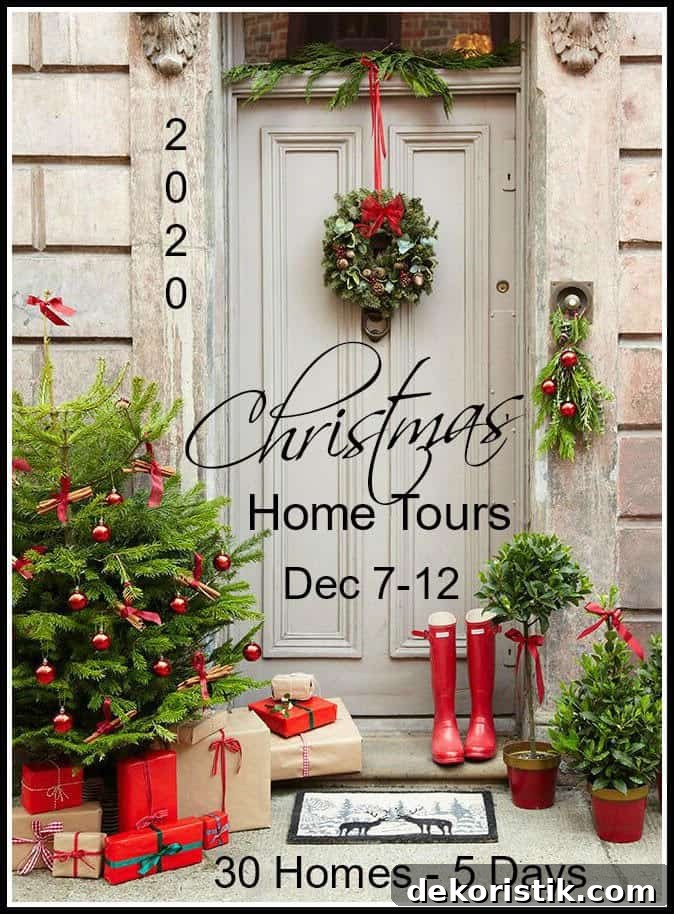 graphic for Christmas Home Tours