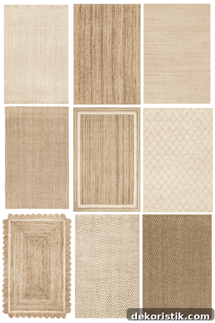 natural fiber rug examples