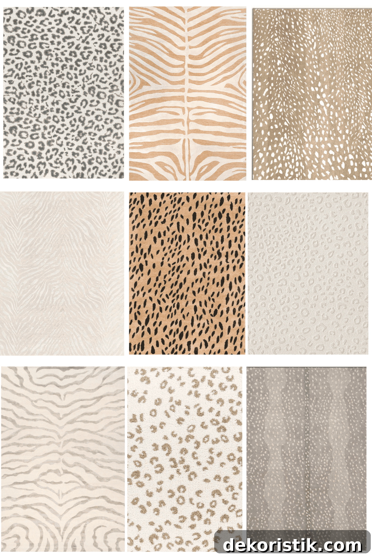 animal print rug examples