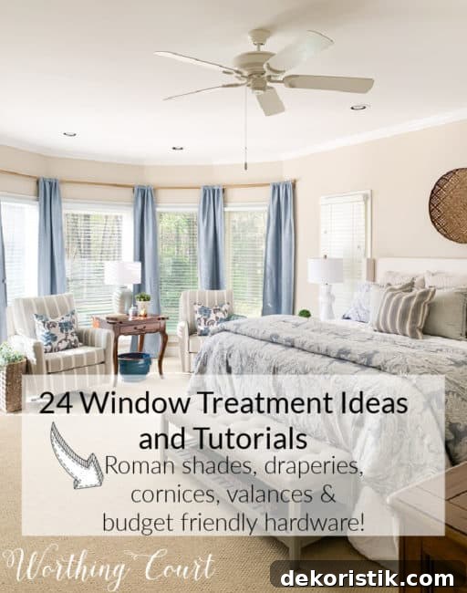 DIY Window Decor Ideas: Step-by-Step Tutorials 27 pinterest image for window treatment ideas