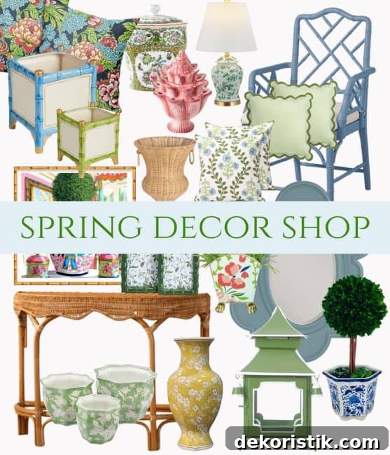 Pinterest graphic for spring products