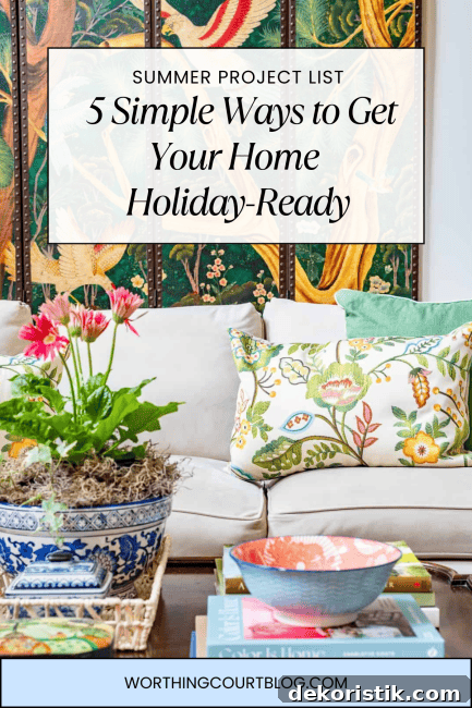 Use the slower summer months to refresh your home with these 5 simple and practical decorating resolutions. From decluttering to small decor updates, these ideas will help your home feel lighter, more functional, and ready for the busy seasons ahead. Perfect for anyone who wants a beautiful, comfortable space without a full makeover!