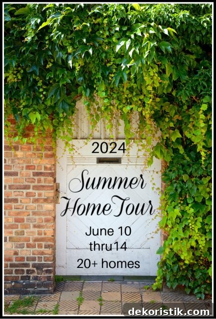 summer home tour graphic