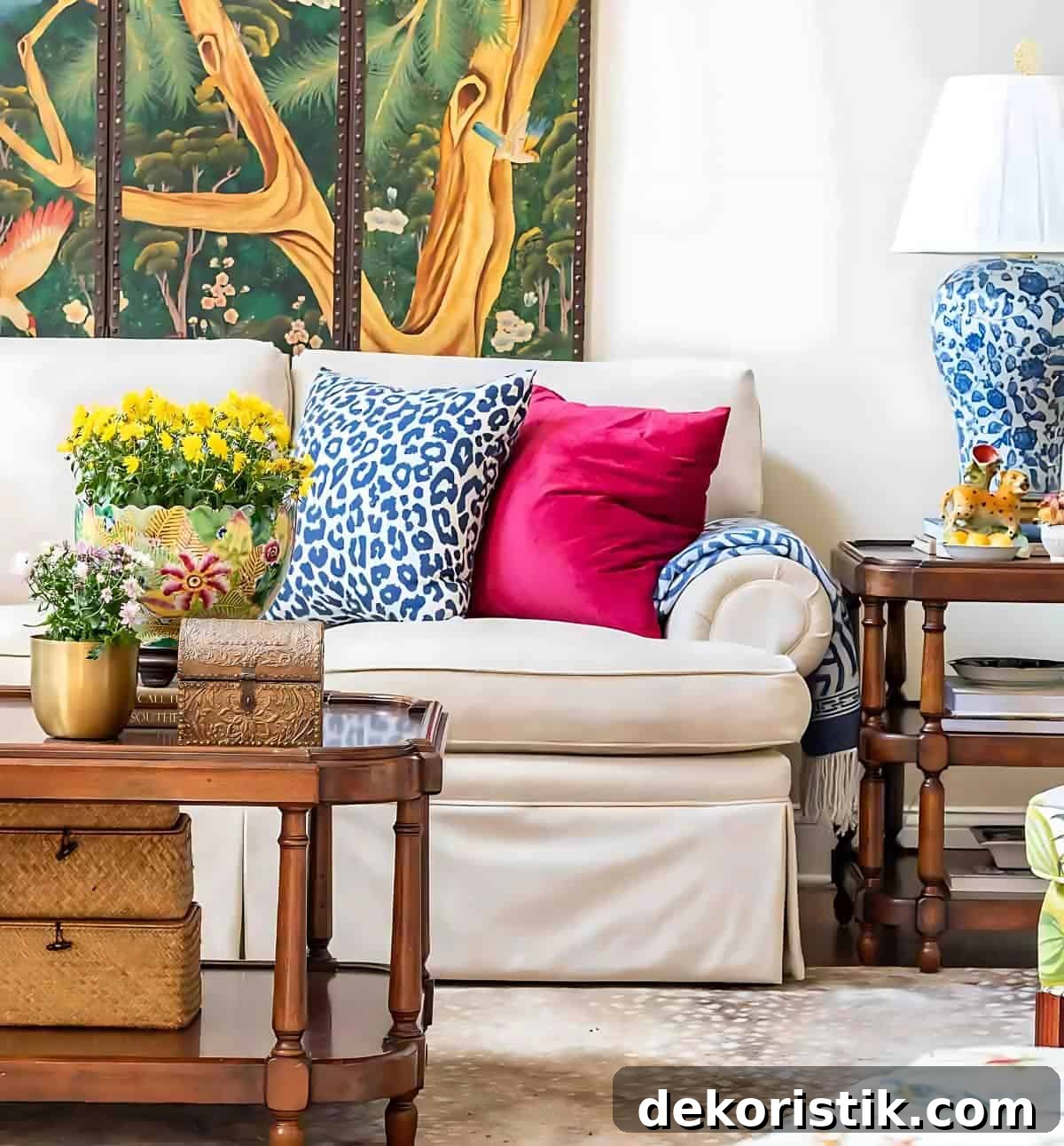 cozy fall accents