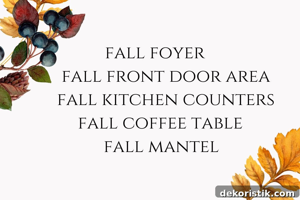 graphic for fall decorating formulas