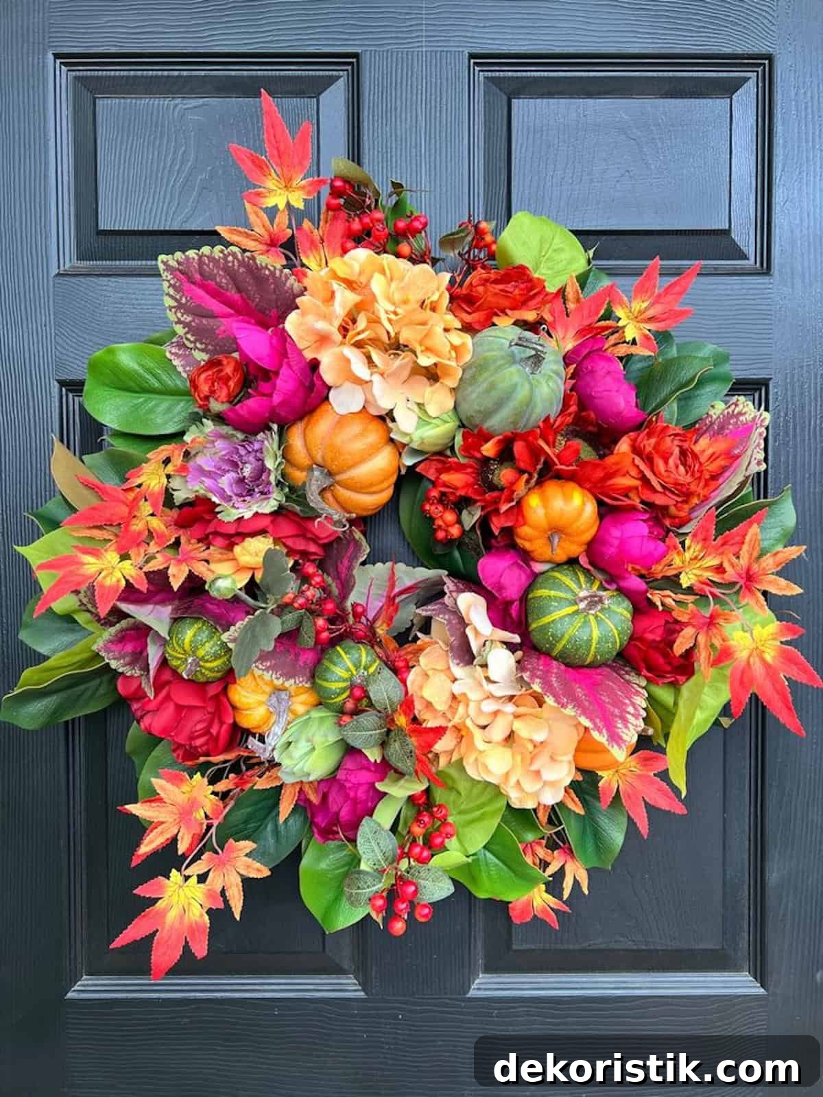 bright fall wreath