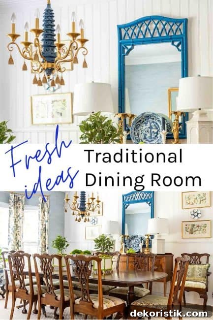 fresh traditional dining room makeover ideas