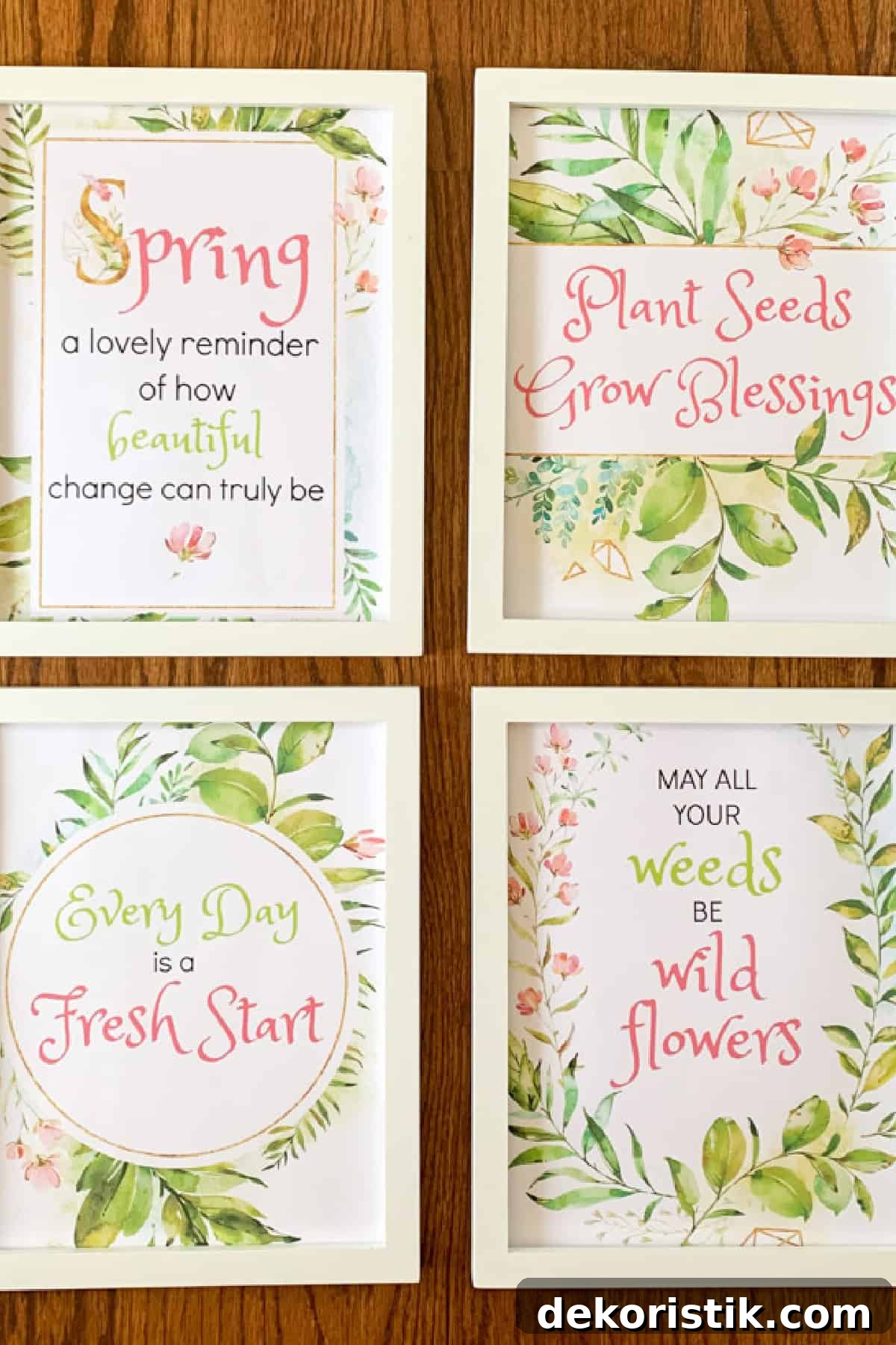 4 Free Spring Printables