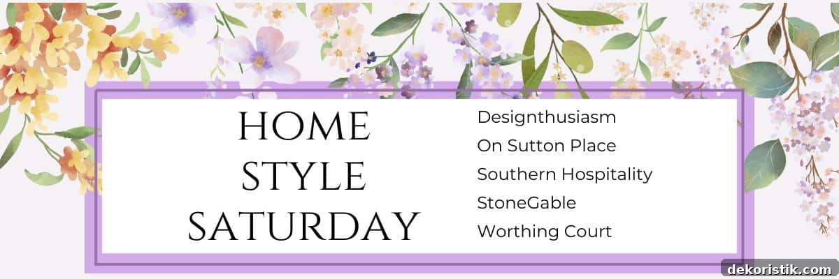 home style saturday blog post graphic