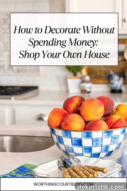 Want to refresh your space without spending a dime? These decorating tips will show you how to shop your own house for a brand-new look.