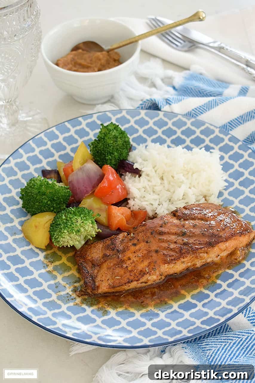 Salmon with Honey Chili Butter Spread