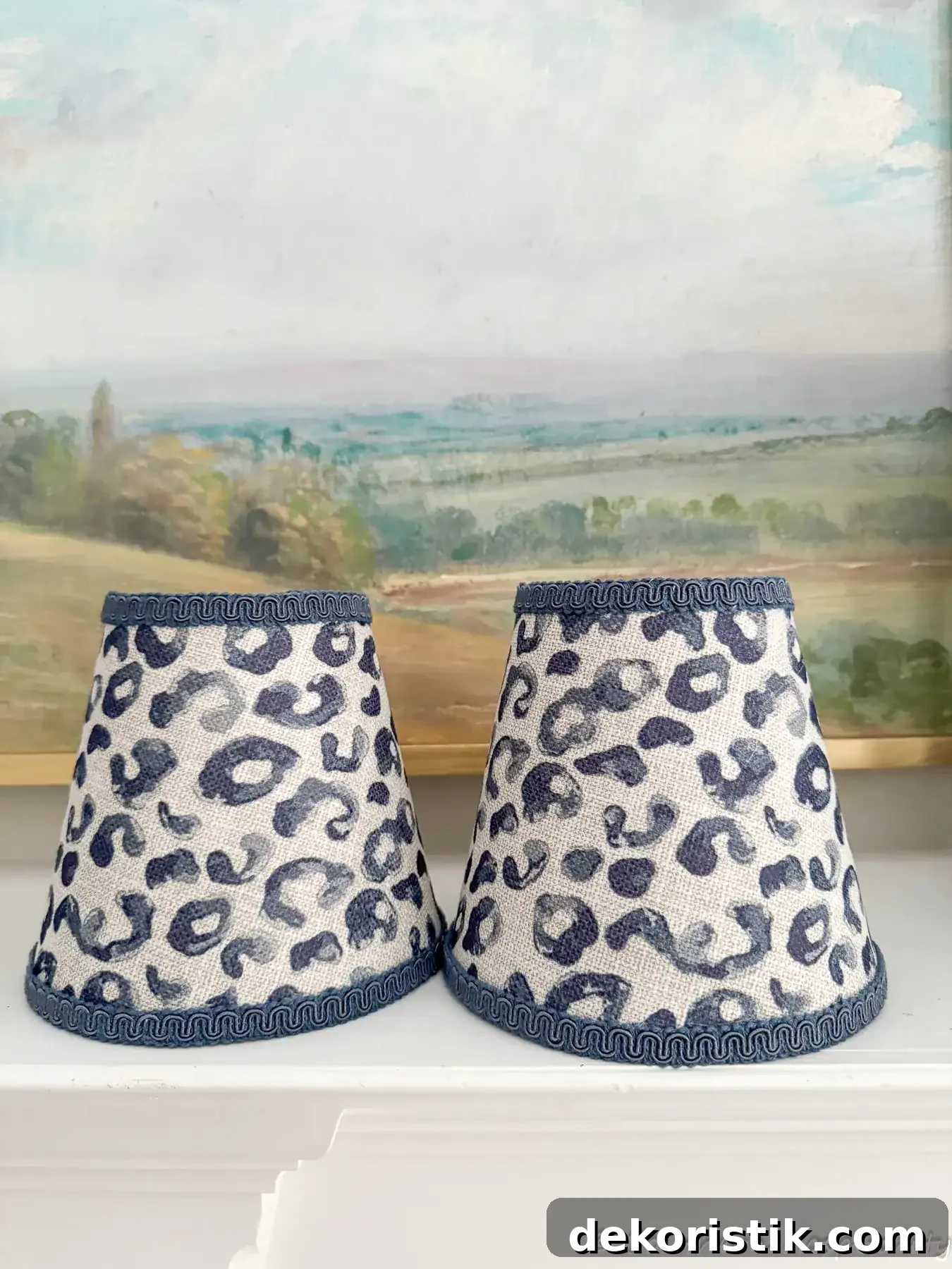 How to cover lampshades with Fabric