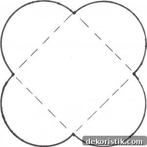 Template for mini envelopes.