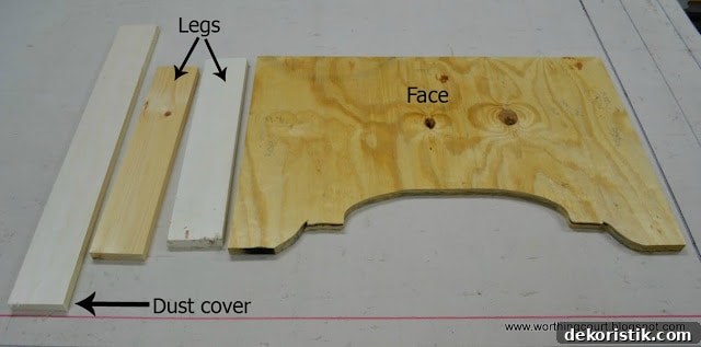 Legs and dust cover