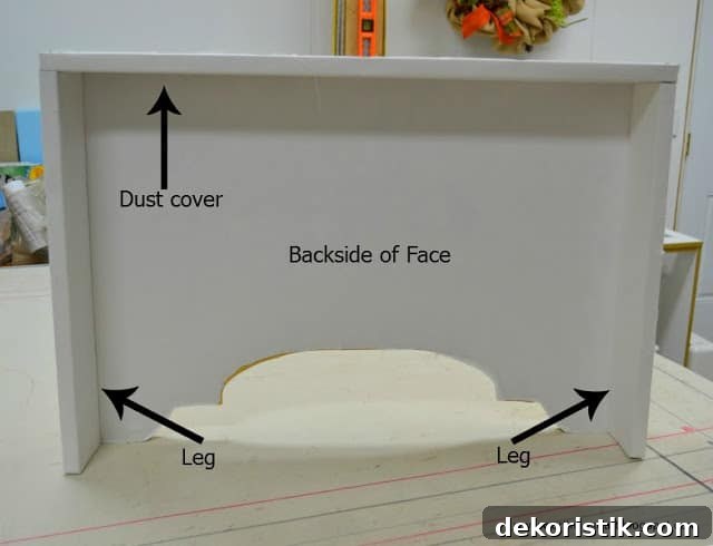 Cornice backside
