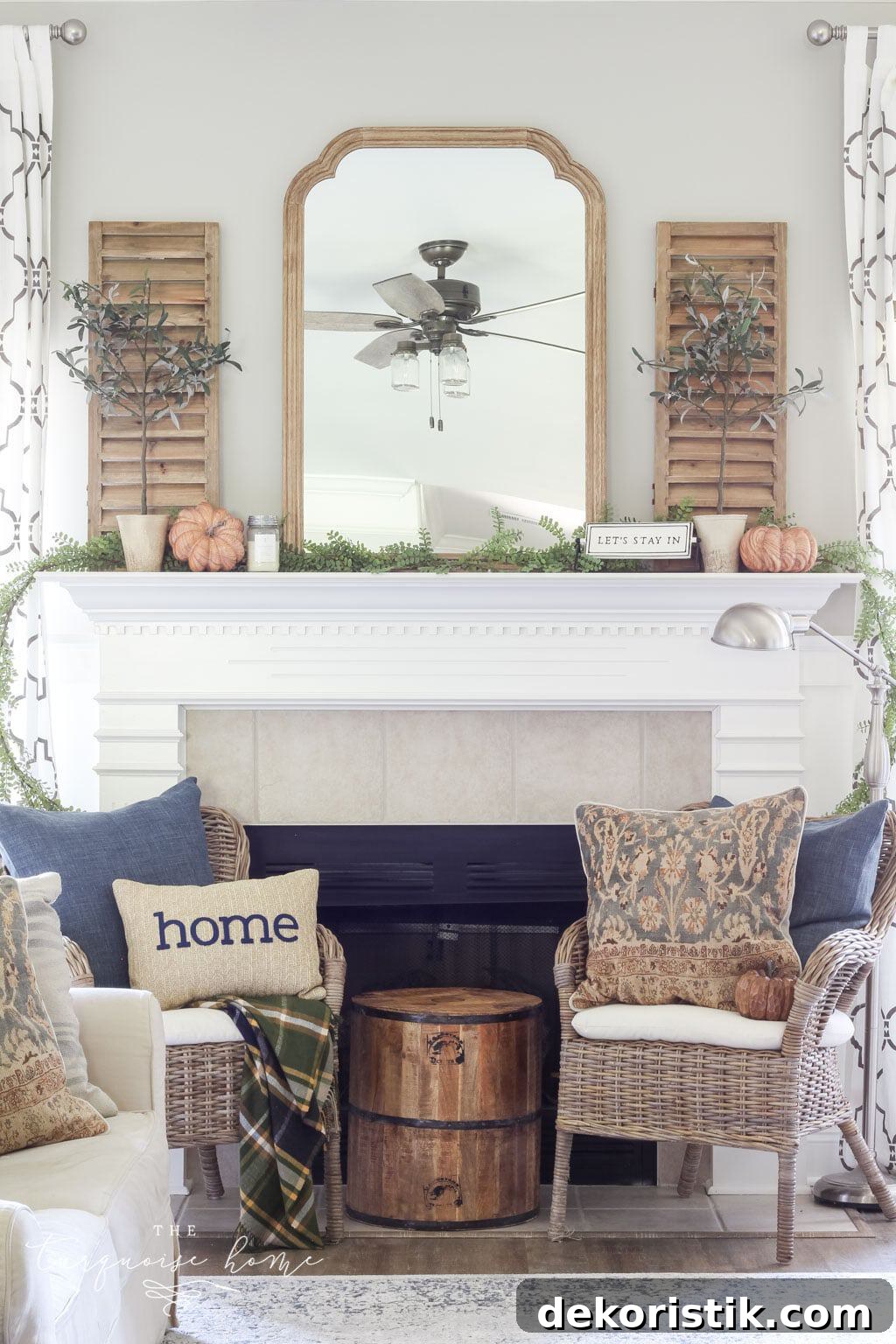 Fall Mantel Decor Ideas
