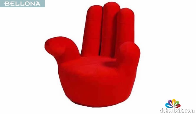bellona mobilya finger sofa red