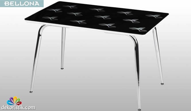 bellona mobilya ritim masa ve sandalye takimi siyah1