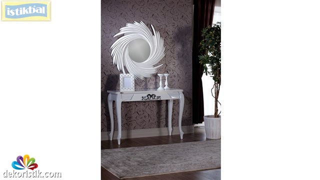 istikbal mobilya brillance dresuar ayna pu 168 white