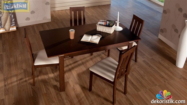 istikbal mobilya terra masa sandalye kahve2