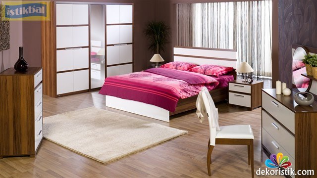 istikbal mobilya valensia yatak odasi tk ceviz beyaz